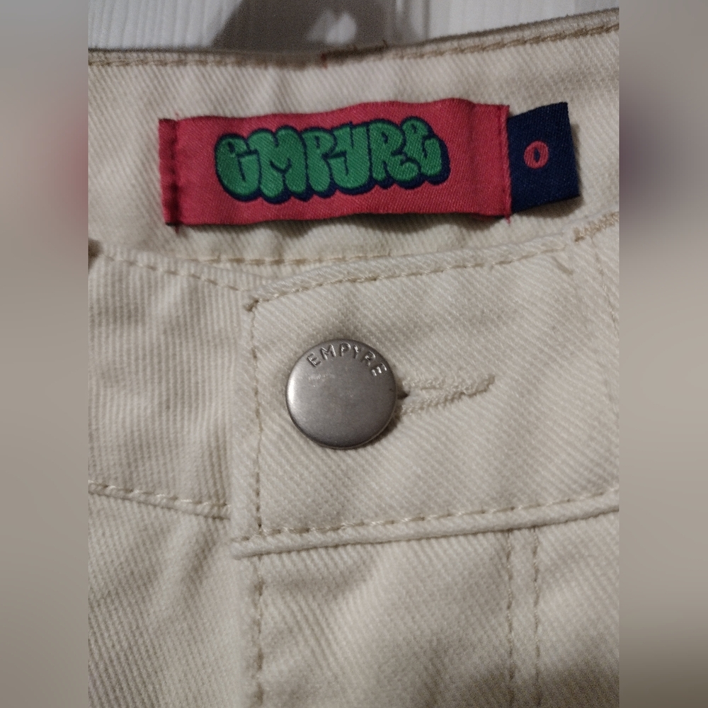 Empyre White Cargo Jeans
